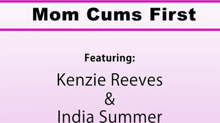 A kívánatos milf India Summer és világos szőke pici fiatal maca Kenzie Reeves édeshármasban közösülnek - Eroticnet