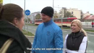 Amatőr cseh párok kufircolása a furgonba pénzért - Eroticnet