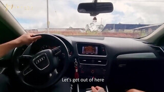 Brazil szexy gigászi tőgyes tini tetkós barinő megszexelve a kocsiban - Eroticnet