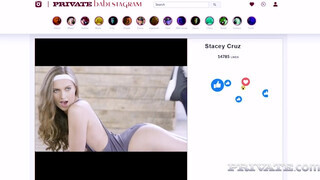 Stacy Cruz a sportos tinédzser gigászi didkós csajszika a személyi edzővel kúr - Eroticnet