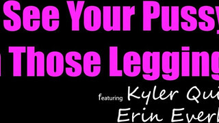 Kyler Quinn és Erin Everheart a tinédzser biszex kis csaj testvérek rámásznak a srácra - Eroticnet