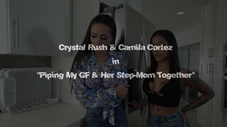 Crystal Rush és Camilla Cortez a latina bűbájos milfek rámennek a srácra - Eroticnet
